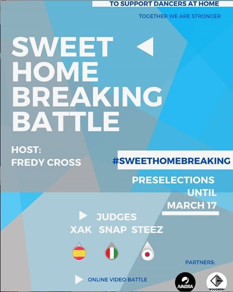 SWEET HOME BREAKING, UNA COMPETICIÓN DE BBOYING ONLINE